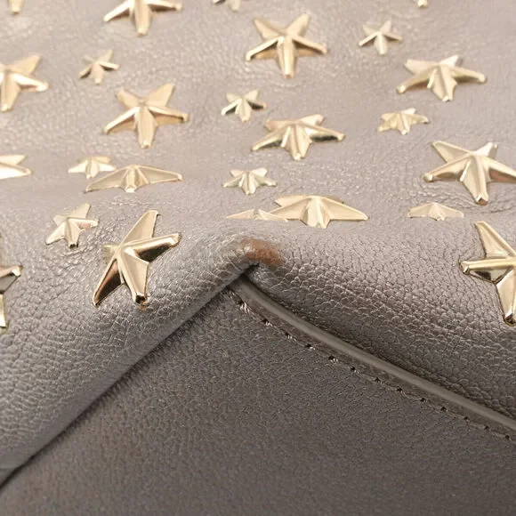 Jimmy Choo Star Studs Handbag Silver - #125540J23B - Picture 6 of 12